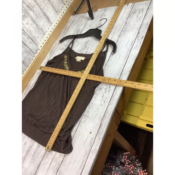Michael Kors Women's Sleeveless Top Brown Size Large - Picture 5 of 5